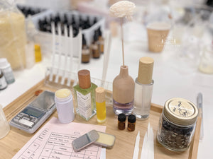 一日工作坊 - 自制香调香【进阶】体验课程（含多款作品） / DIY你自己的香水产品